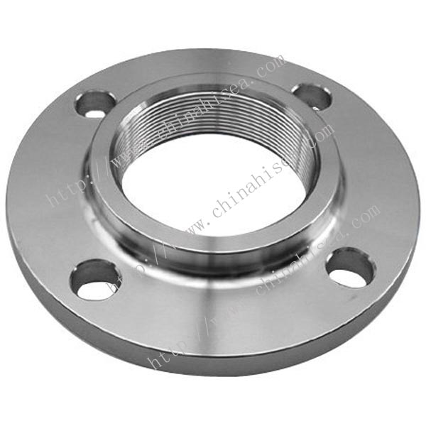 Class 600 stainless steel threaded flange