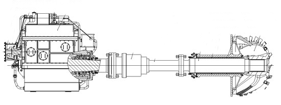 Designing solution of submerged cutter driving system of 3500m3 cutter dredger.jpg