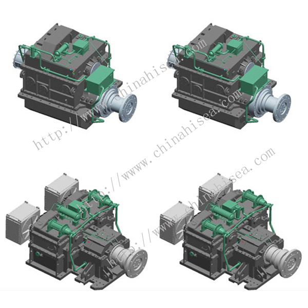 Dredger gearbox for Submerged cutter