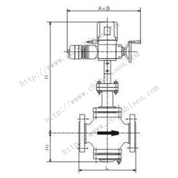 Picture of Electric Single Seat Adjusting Valve External Diameter