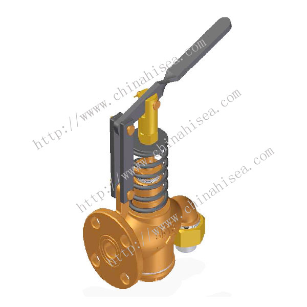 Marine Bronze Fuel Oil Tank Self-Closing Drain Valve JIS F7398U 