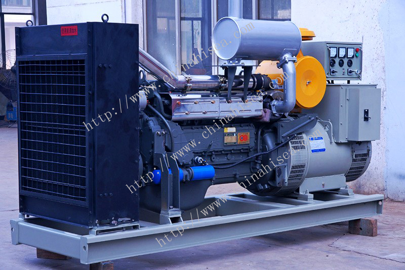 Steyr series diesel generator set in factory.jpg
