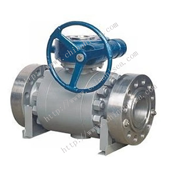 Three Parts Trunnion Ball Valve