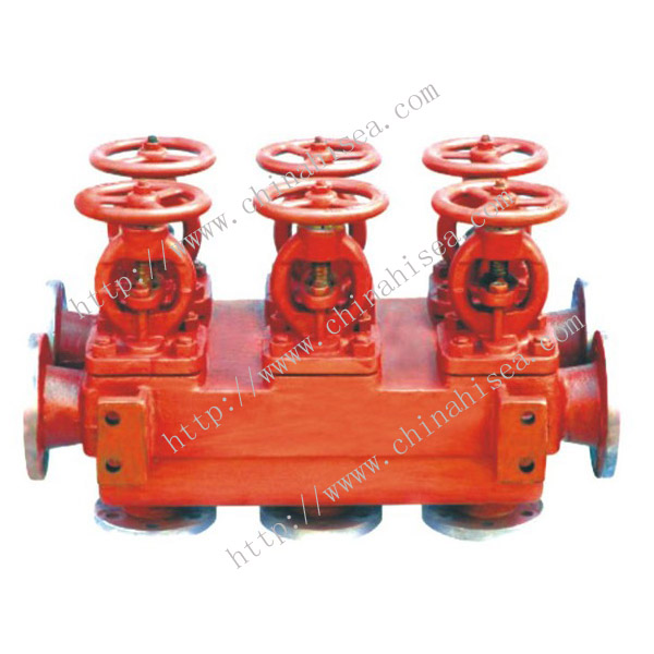 Marine Flanged Cast Iron Dual-Row Stop Valve Box