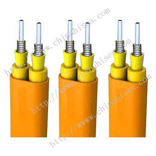 Duplex flat fiber optic cable GJFJBV