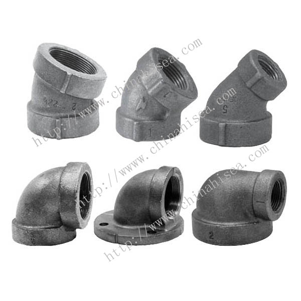 Cast iron class 125 threaded elbows