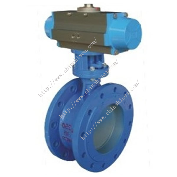 Pneumatic Rubber Sealing Butterfly Valve