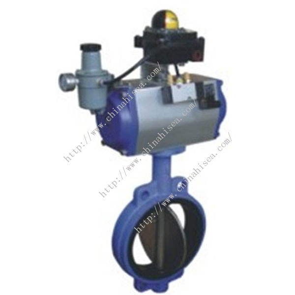 Pneumatic Wafer Butterfly Valve