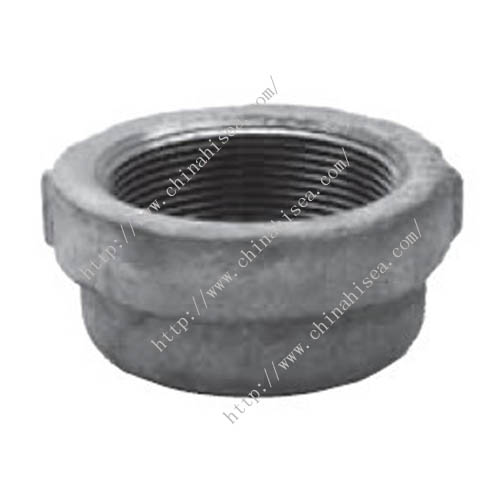 Carbon iron threaded cap class 125