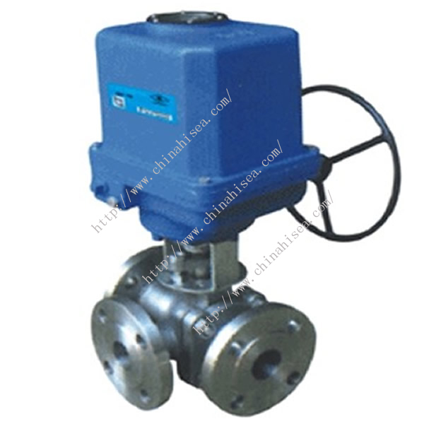 Electric Three Way Ball Valve