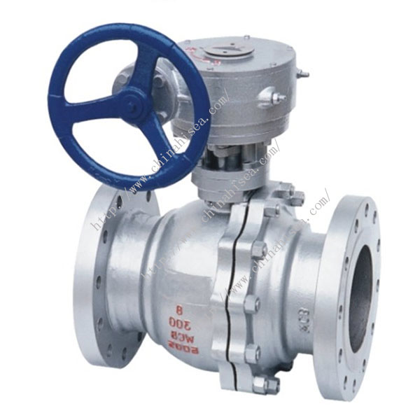 Worm Gear Ball Valve