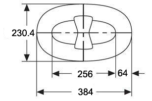 64mm studlink anchor chain dimensioned drawing.jpg