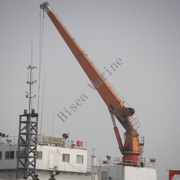 Electric Hydraulic Marine Stiff Boom Crane