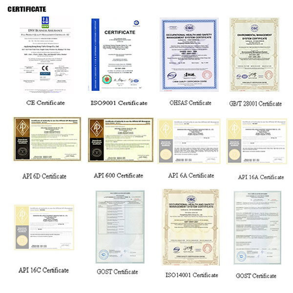 Certificates of Class150 Stainless Steel Gate Valve.jpg