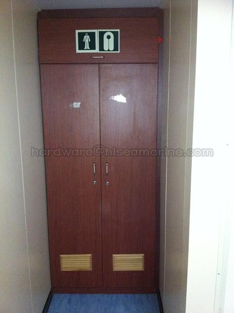 Marine Red Wooden Wardrobe